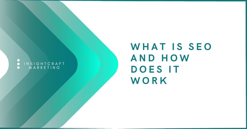 Simple featured image with the title ‘What is SEO and How Does It Work?’ written in the center on a clean background.