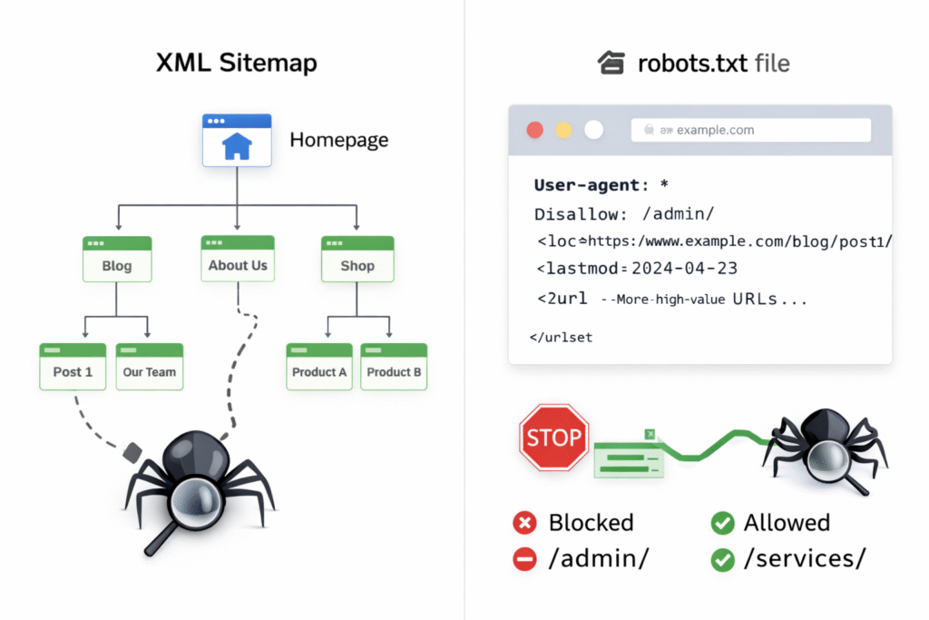 Tools to Help with googles Crawlability