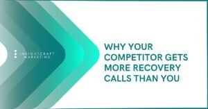 Why your competitor gets more car recovery calls than you in Birmingham. Illustration with InsightCraft Marketing branding.
