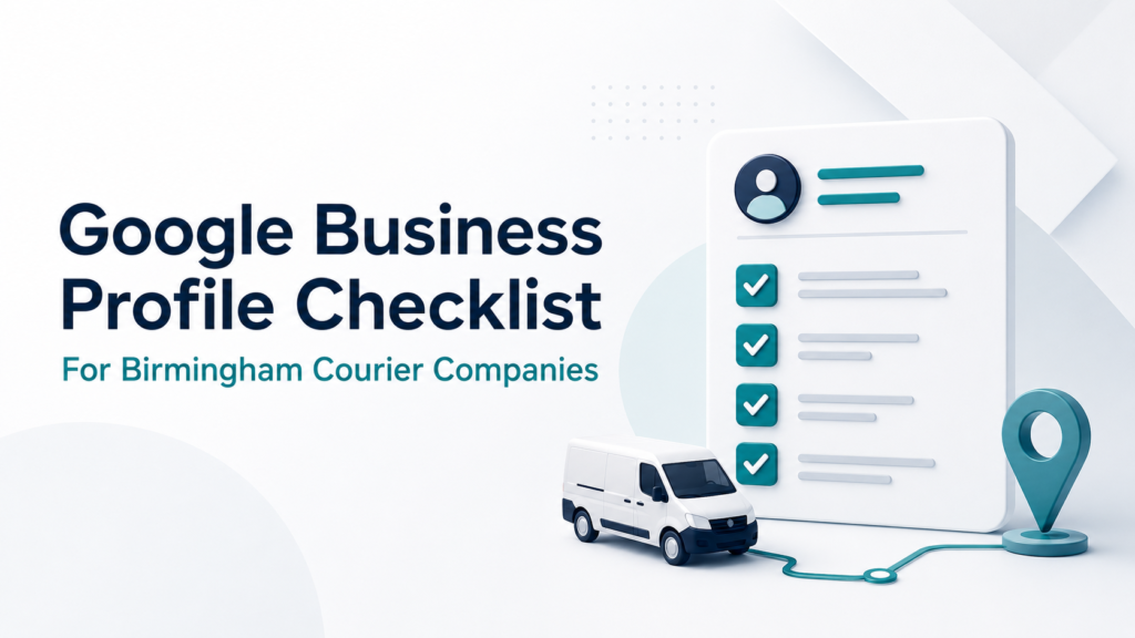 t: Google Business Profile checklist for Birmingham courier companies