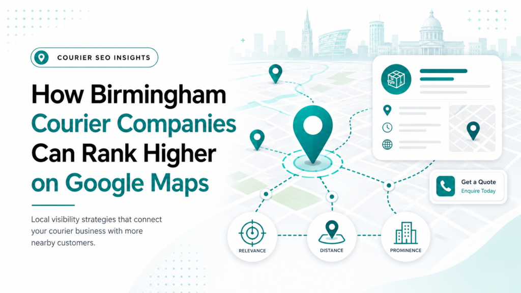 Birmingham courier company Google Maps visibility and local SEO strategy