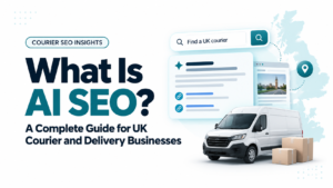 AI SEO explained for UK courier and delivery businesses